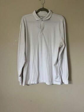 Mizzen+Main Long Sleeve Performance Polo in White